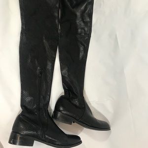 Women’s over knee high leather boots